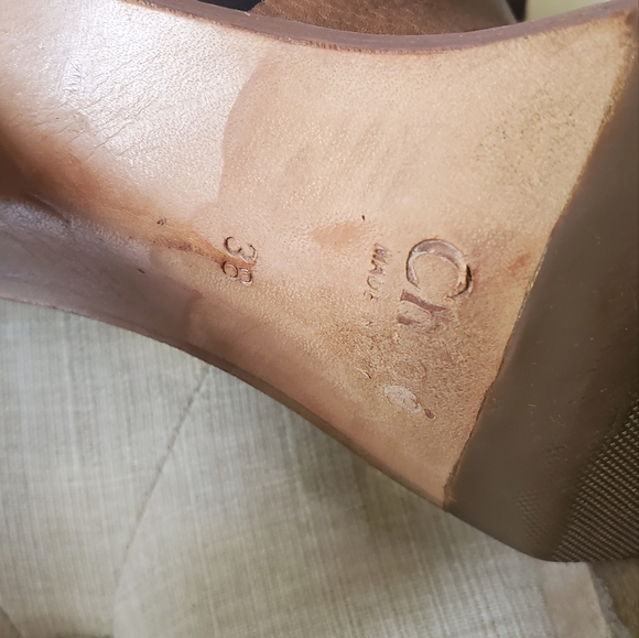 Chloé calf leather sandals Gladiator 8M - Picture 8 of 10